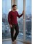 Luxury Thermal Erkek Pijama Takımı 9741 Kırmızı 2