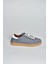 V999061501 Lacivert Hakiki Deri Nubuk Kadın Spor Ayakkabı Sneakers 5