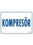 Kompresör Uyarı Levhası 17,5X25 KOD:1732 1