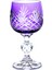 Bohemia Kristal Püskül Desenli Kristal Ayaklı Kahve Yanı Su Lüks Bardağı 150ML 2