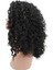 Siyah Yoğun Dalga Afro Dalga Tül Peruk 3