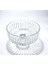 Kristal Kesme Dekor Sofra Kase Sunumluk Meyvelik 25CM Vertical Desen 4