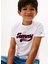Baskılı Beyaz Erkek Çocuk T-Shirt KB0KB10118YBR 3