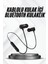 Techmrt Bluetooth Bağlantılı Kablolu Mıknatıslı Sport Kulaklık 1