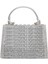 25YG585 Kadın Taşlı Abiye Çanta Gümüş 3
