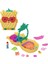 Buğz JFV00 Polly Pocket Ananas Köpekçik Plajı Mini Oyun Seti 1