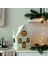 LED Işıklı Seramik Ev Yılbaşı Dekoru | Işıklı Noel Evi | 8,5X7X13,5 cm 1