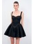 Askılı Mini Elbise Siyah 12445465000 2
