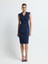 Kruvaze Kolsuz Elbise Lacivert 12444224001 1