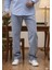 Erkek Buz Mavi Baggy Oversize Bol Paça Jean Kot Pantolon 1