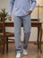 Erkek Buz Mavi Baggy Oversize Bol Paça Jean Kot Pantolon 4