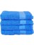 4 Lü El Yüz &AMP;#37;100 Pamuklu Havlu Seti Dry Mavi 2