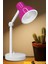 Fişli Gece Lambası Anahtarlı Ledli Beyaz Sarı Işık Pembe Renk 3