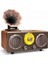 Nostaljik Gramafon Görünüm Radyo,şık Tasarım Ahşap Trend Nostalji Radyo 3
