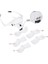 5 Lens 1.0x3.5x, 2led Işıklı ile Ayarlanabilir Gözlük BÜYÜTEÇ9892B2 3