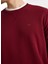 Bisiklet Yaka Bordo Erkek Sweatshırt M4WM-SWT-1982 4