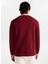 Bisiklet Yaka Bordo Erkek Sweatshırt M4WM-SWT-1982 5
