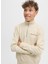 Nakışlı Erkek Çocuk Krem Sweatshırt 12284067 3