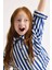 Finn Çiçekli - Çizgili Mini Ceket 1