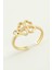 Techmrt Yonca Metal Yüzük-Sarı 1