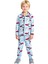 Erkek Çocuk Baskılı Uzun Kollu Pijama Takımı Konforlu Geceler Için Ideal Seçim Kaliteli Şık 4