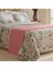 Home Madison %100 Pamuk Çift Kişilik Nevresim Pike Takımı Pembe 4