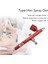Airbrush Aleti Çift Etkili Besleme 0,3 mm Nozullu Airbrush Tırnak Sanatı Boya Dövme Aleti Anahtarlı Pipet Kırmızı (Yurt Dışından) 3