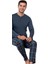 Aurum Penye Interlok Kumaş Kışlık Erkek Pijama Takımı M/2xl 2