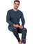 Aurum Penye Interlok Kumaş Kışlık Erkek Pijama Takımı M/2xl 3