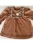 444013 Kız Çocuk Vintage Blossom Kadife Elbise 3