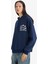 Oversize Geniş Kalıp Kapüşonlu Sırt Baskılı Sweatshirt G3875AX25WN 4