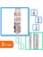 Pencereli Halı Hurcu 4 M2 + 10 Bölmeli Dolap Içi Çanta Organizeri - 2li Set DEF456 1