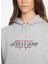 Kapüşon Yaka Baskılı Gri Kadın Sweatshırt Guess Jeans Kadın Sweat 4