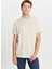 Bisiklet Yaka Bej Erkek T-Shirt ACE091261559_BEJ 1