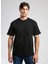 Yuvarlak Yaka Siyah Erkek T-Shirt 261 Lcm 242003 West Siyah 3