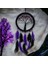 Mor Incili Hayat Ağacı Dream Catcher 1