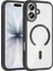 Iphone 17 Uyumlu Kılıf Magsafe Şarj Destekli Metal Kamera Çerçeveli Premium Kapak 1