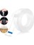 Nano Yıkanabilir Çift Taraflı Şeffaf Jel Bant 1 Metre x 2 cm - Hızlı Yapıştırıcı 2