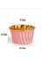 Gold Parlak Altın Metalik Pembe Muffin Kek Cupcake Kapsülü 25 Adet 2