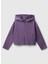 Baskılı Kız Çocuk Mor Sweatshırt 3NBMC505E 1