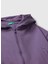 Baskılı Kız Çocuk Mor Sweatshırt 3NBMC505E 2