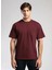 Yuvarlak Yaka Mürdüm Erkek T-Shirt 261 Lcm 242003 West Mürdüm 2
