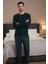 Luxury Thermal Erkek Pijama Takımı 9747 Yeşil 1