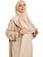 Bej Iki Parça Namaz Elbisesi Viskon Düz 2504_12 5