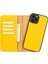 Apple iPhone 12 Pro Max Uyumlu Deri Cüzdanlı Kılıf FL12 Sarı 1