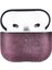 Apple Airpods 3.nesil Uyumlu Deri Kılıf Juni Aa7 Mor 4