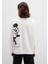 Mickey Mouse Sırt Baskılı Ekru Sweatshirt 1S10467-70057 5