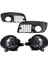 Jetta Mk5 Gli 2006-2009 Için Kapak Petek Örtüsü ile 1set Sis Foglamaları (Yurt Dışından) 1