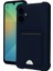 Samsung Galaxy A07 Uyumlu Arka Kamera Korumalı Kart Koyulabilen Silikon Kartlıklı Kılıf Kapak 1