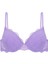 Anna 2735 Dantelli Dekolte Dolgulu Push-Up Sütyen ve Külot Takımı- Lila 3